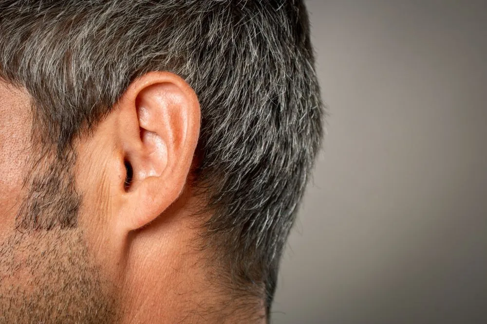 Close up shot of ear