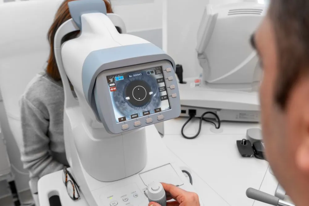 refractometer eye testing machine